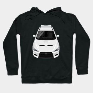 Lancer Evolution X Evo 10 2008-2016 - White Hoodie